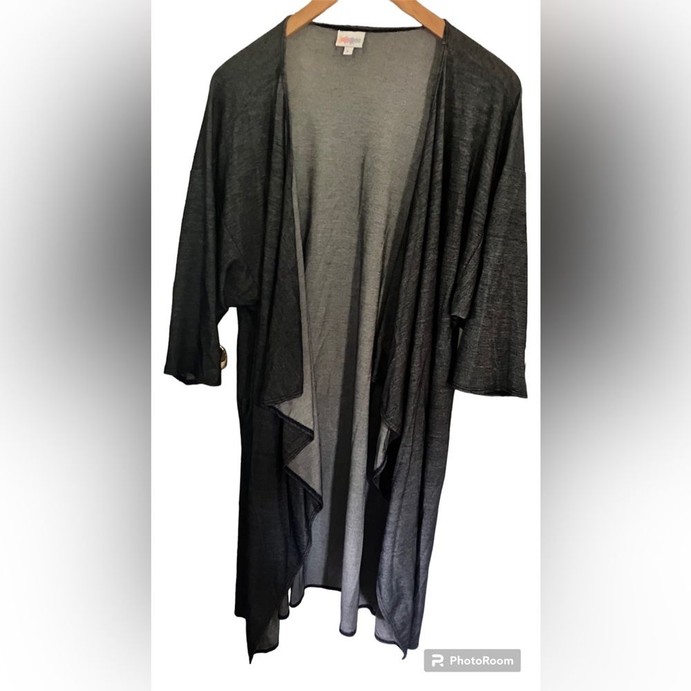 Lularoe Womens Sarah Cardigan in Denim